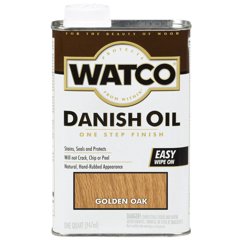Danish Oil - Solvent Based - Finish Color:Golden Oak - Size:1 Quart